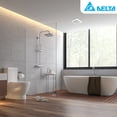 thumbnail image 4 of Delta Breez Signature Ventilateur d'Extraction à Double Vitesse Réglable, 80/110 CFM, Blanc, 4 of 10