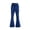 Blue, variant on jovati High Waist Jeans for Women Womens Large Size Lacing Jeans High Waist Stretch Slim Sexy Flare Pants Women Jeans High Waist High Waist Pants for Women Womens Jeans Size 14
