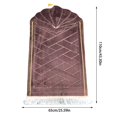 thumbnail image 3 of Binwennn Extra Large Soft Blanket Soft Blanket for Men Bed Rug Intriguing Flannel Carpets Eid Festival Traditional Rugs Prayer Kneeling Mats Quality Carpets For Arabic Celebrations, 3 of 6