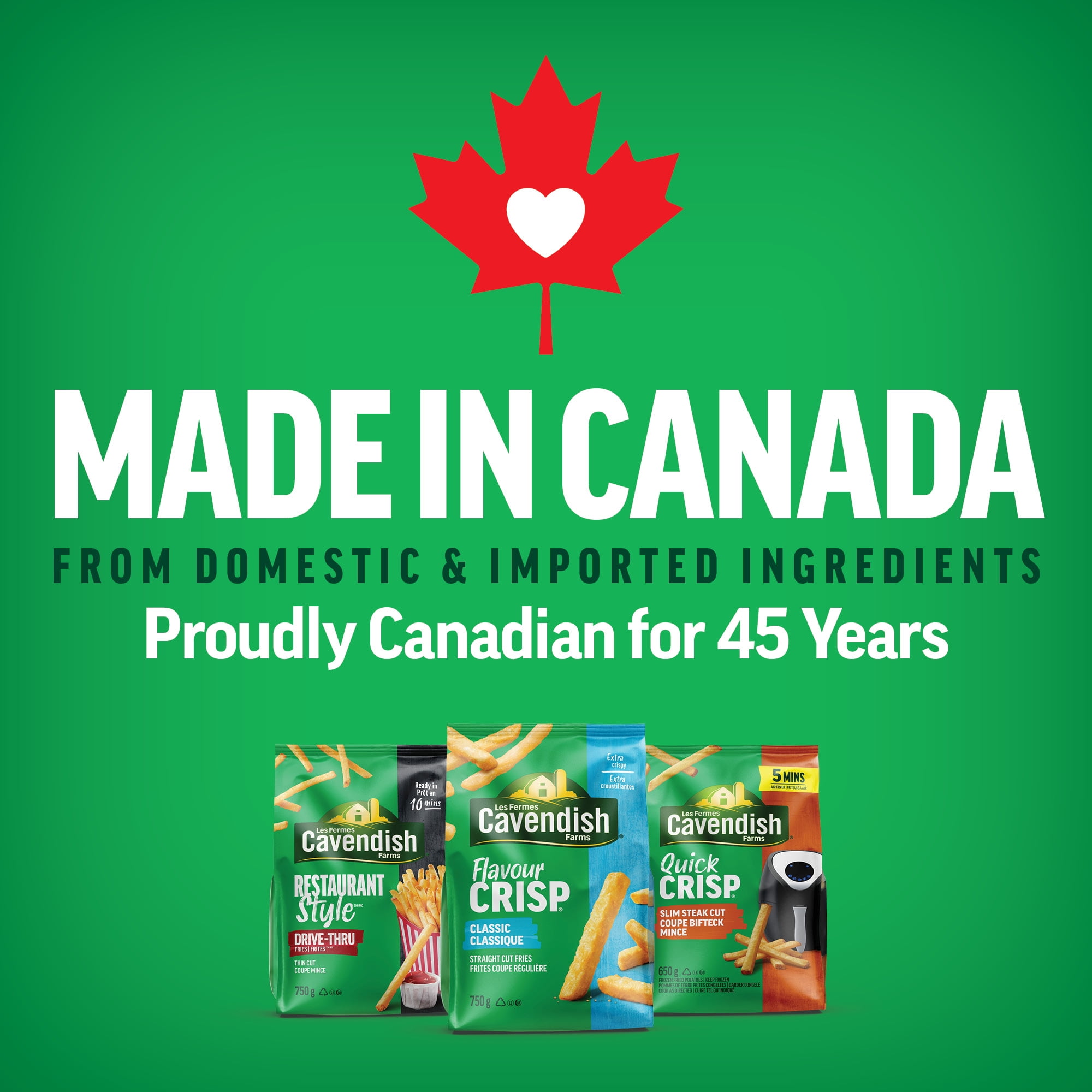 Croustilles ondulée Quick Crisp des Fermes Cavendish | Fait au Canada | Fière entreprise canadienne QC Croustilles Ondulee