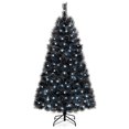 thumbnail image 1 of Costway 6 FT Halloween Tree with 362 Branch Tips Frosted Pine Needles 210 White LED Lights, 1 of 10