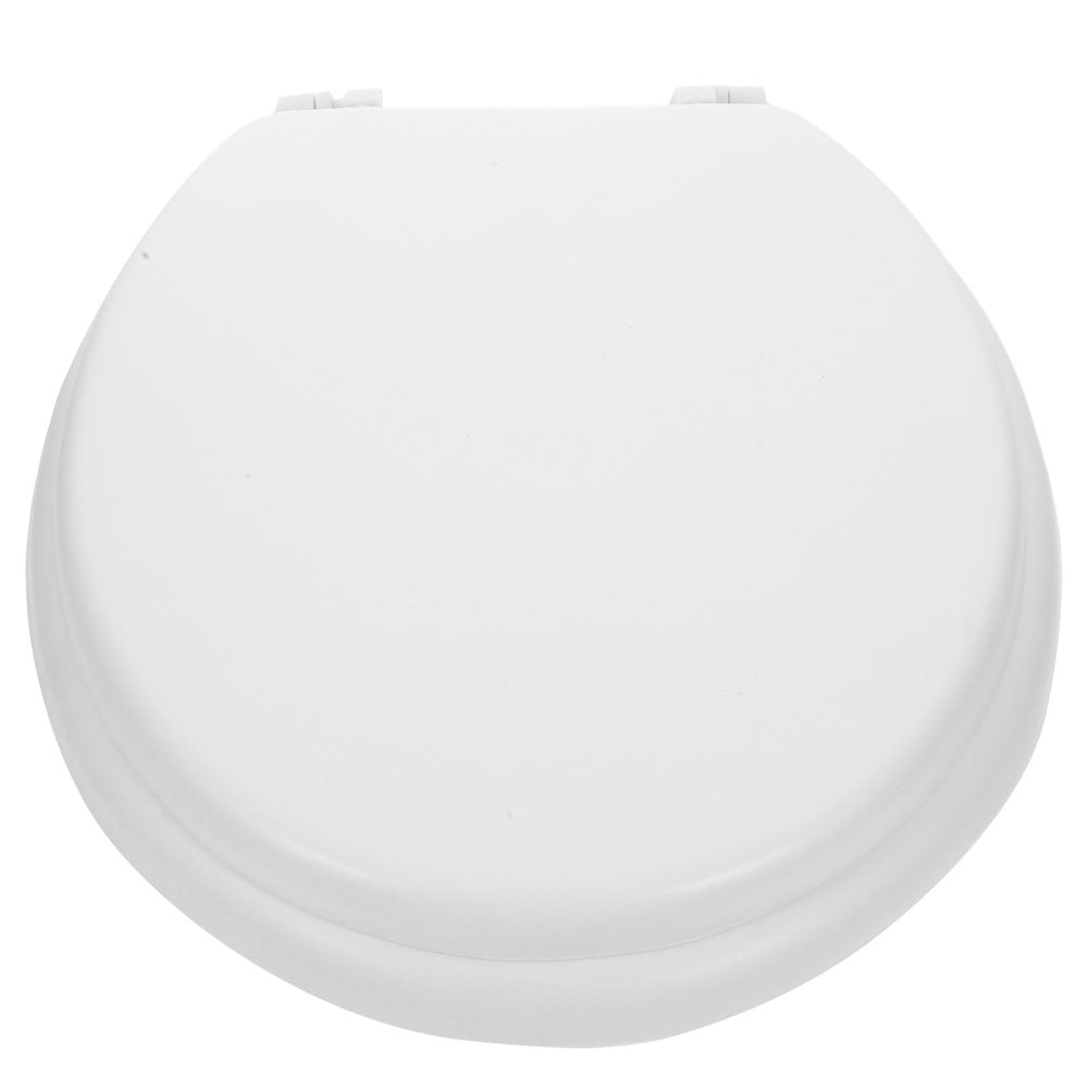 EASTINSoft Close Foam Toilet Seat Heavy Duty Padded Round Easy To Clean Comfortable For Heavy People