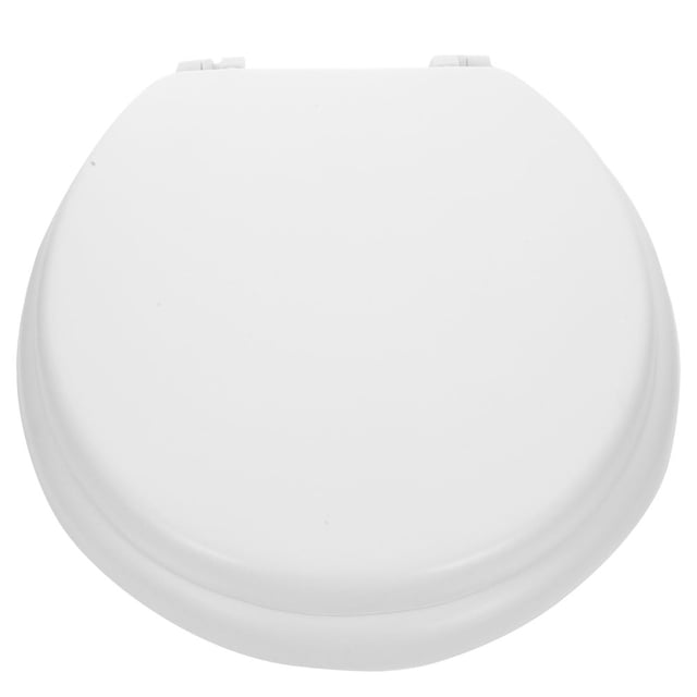EASTINSoft Close Foam Toilet Seat Heavy Duty Padded Round Easy To Clean Comfortable For Heavy People