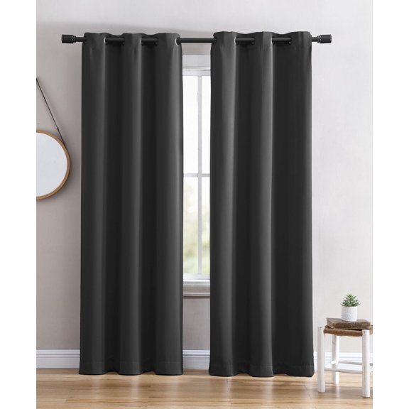 Solid Blackout Grommet Window Panel