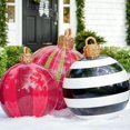 thumbnail image 5 of 60cm Large New Year Gift PVC Inflatable Toys Christmas Balls Made PVC Giant No Light Large Balls Tree Decorations Outdoor Toy Ba, 5 of 5