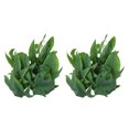 thumbnail image 3 of Ccdes Lifelike Plastic Plant, Artificial Reptile Plant 2PCS For Reptile Pet Nests For Fish Tanks, 3 of 8