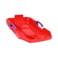 thumbnail image 1 of jinwen Children Downhill Toboggan Snow Sled with Brake 24.6inch Long with Pull Rope Red, 1 of 9