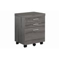 thumbnail image 3 of Monarch Specialties File Cabinet, Rolling Mobile, Storage Drawers, Printer Stand, Office, Work, Laminate, Brown, Contemporary, Modern, 3 of 3