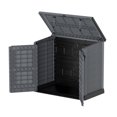 thumbnail image 3 of Duramax Boîte de Rangement Extérieure 1200L pour Terrasse et Jardin, Gris, 3 of 11
