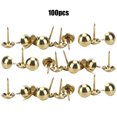 thumbnail image 2 of 100PcsNail With Retro Style, For Home Decoration Durable Brass And Iron Material, Perfect For Sofas, Crafts, Jewelry Boxes, And More, 2 of 8