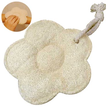 Coofit Éponge de Loofah Naturelle Éponge Exfoliante pour le Dos Éponge de Bain