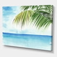 thumbnail image 3 of Designart Palm Beach Resort At Dawn III Canvas Wall Art, 3 of 4