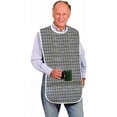 thumbnail image 1 of Adult Washable Reusable Snap Closure Bib with Pocket for Elderly and Patients - 3 Pack, 1 of 5