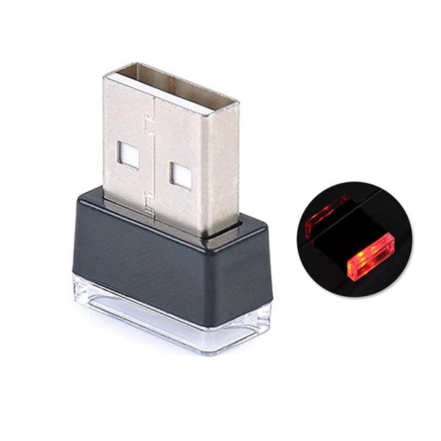 LEEYNEER Lampe Décorative d'Ambiance Nocturne Portable USB LED pour Intérieur de Voiture