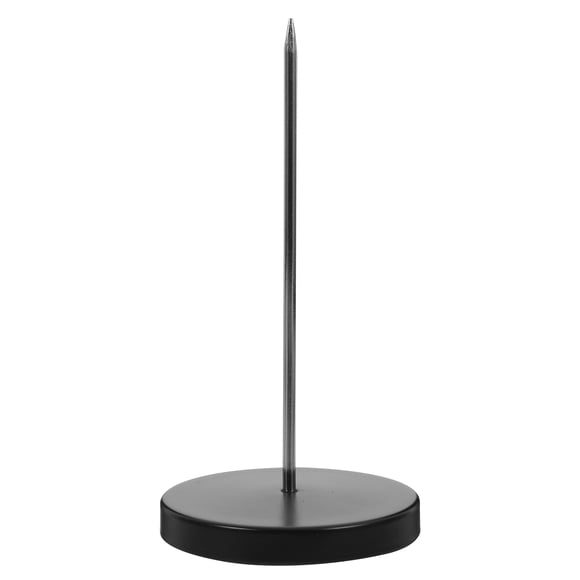 MLINS Receipt Holder Receipt Spike For Resturaunt Stainless Steel Bill Fork Check Spindle Memo Holder Spike With Solid Heavy Duty Base