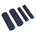 thumbnail image 4 of 4X Motorcycle Bike Cycling Handle Bar Grip + Brake Clutch Lever Soft Foam Cover, 4 of 11