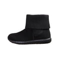 thumbnail image 2 of Styesk Bottes pour Femmes Bottes pour Femmes Mode Décontractée et Style d'Hiver Bottines Courtes Chaudes Couleur Unie à Coutures Bout Rond à Enfiler Bottines Plates Bottes de Travail pour Femmes, 2 of 7