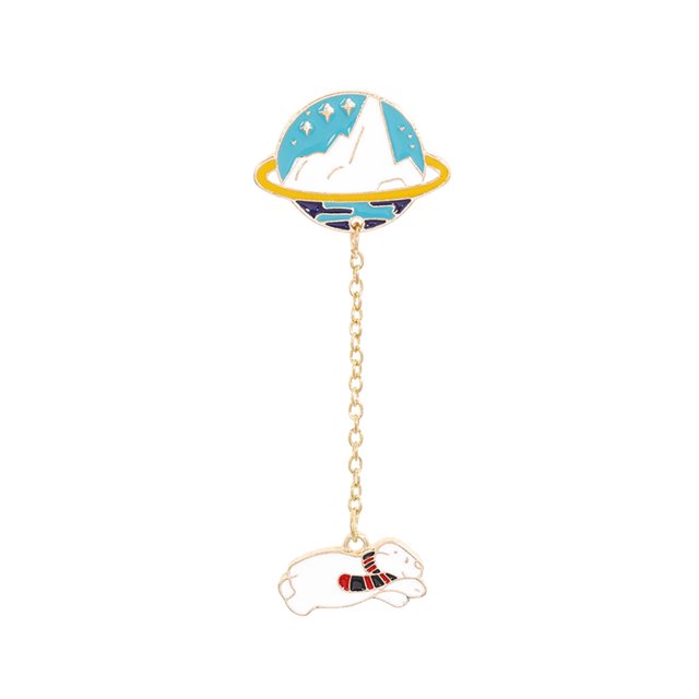 Broches Créatives Astronaute de la Terre à la Mode