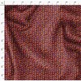 thumbnail image 4 of Soimoi Red Cotton Duck Fabric Abstracts Abstract Print Fabric by the Yard 42 Inch Wide, 4 of 6