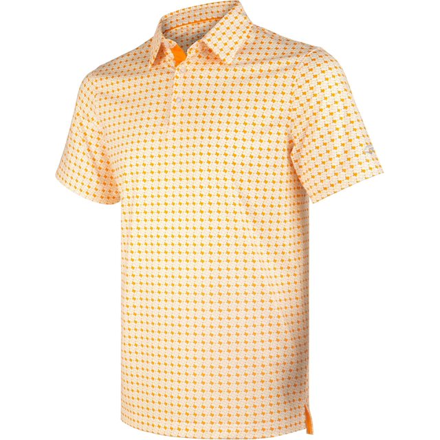 Polos de Golf pour Hommes à Manches Courtes, Évacuation de l'Humidité, Coupe Sèche, Motifs Imprimés, Polo de Performance à Col, Polos de Golf pour Hommes