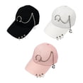 thumbnail image 3 of maskred Stylish Hat For Men Casual Comfort And Sun Protection Easy To Wear Outdoor Activities Baseball Cap Black Adjustable 1Set, 3 of 6