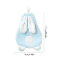 thumbnail image 3 of KTTECTOA Rabbits Shaped Hand Towel Thickened Corals Fleece Towel Wall Mountables for Bathroom Use Highly Absorbent Odor Free Lint Free Drying Clearance Home Improvement Canada Days, 3 of 6