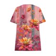 thumbnail image 4 of Ovzne Robes d'Été pour Femmes 2025 Robe pour Femme Robe Ample à Manches Courtes à la Mode Style Rétro Imprimée à Col Rond Robe Grande Taille Robe à Col Rond pour Femmes Robe pour Femmes Courte Sl, 4 of 6