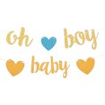 thumbnail image 4 of fastboy 1pcs Set 16.4ft Gold Paper Card Congratulations Banner For Christening & Baptism Custom Banner Banners Customize Letter Banner TYPE4 NO4, 4 of 6
