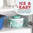 thumbnail image 3 of Dash My Mug Ice Cream Maker, Half Pint, Multi-Purpose Soft Serve Ice Cream Machine, Built-In Ingredient Chute, Easy to Clean and Store, Aqua, 3 of 13