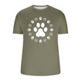 thumbnail image 4 of LSLJS T-Shirt Long Sleeve Round Neck Color Match Mode Imprimé Automne, Men's Athletic Shirts & Tees Gifts for Men, 4 of 5