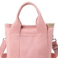 thumbnail image 2 of Canvas Fashion Hobo Bag Zipper Women Waterproof Large Capacity (Dark Blue), 2 of 6