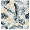 thumbnail image 3 of SAFAVIEH Barbados Tropical Leaves Outdoor Area Rug, 3 of 6