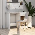 thumbnail image 2 of vidaXL Desk High Gloss White 100x50x76 cm Engineered Wood, 2 of 5