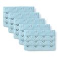 thumbnail image 1 of INSPIRE CHIC Women's 3 x 4 Hooks Bra Extender Extension Strap Multi Color Bra Band 5 Pcs Light Blue, 1 of 5