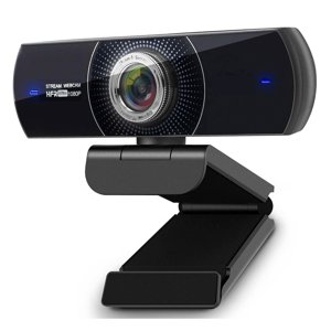 Webcam Hd 1080P 60fps Usb streaming Webcam avec Microphone pour la réunion d'ordinateur Caméra Web pour la conférence, streaming en direct