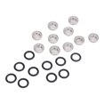 thumbnail image 4 of 10pcs Motorcycle Brake Oil Pump Sight Glass, Brake Master Cylinder Reservoir Sight Gasket Set with O Ring, Motorcycle Front Rear Brake Clutch Master for Most Motorcycles And ATVs, 4 of 7