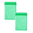 thumbnail image 1 of 2 Pcs Boîtes à Collations pour Enfants Sacs à Fruits 2024 Sacs de Filet de Jardin Améliorés avec Cordon 100 Pcs Sacs de Filet Réutilisables pour Protéger Fruits et Légumes Vert, 1 of 9