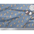 thumbnail image 2 of Soimoi Tissu en Velours Patte, Os & Chiot Imprimé 1 Yard 58 Pouces de Large, 2 of 3