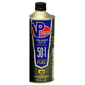 VP Racing Fuel 62351 Use With Small Engines; Leaded; 2 Cycle 50 1 Pre-Mix With Oil; 1 Quart Can; Single