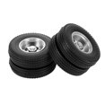 thumbnail image 1 of Amdohai 2pcs Trailer Rear Wheels with 10 Spokes Aluminum Alloy Hubs for 1/14 Tamiya Tractor, 1 of 7