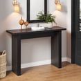 thumbnail image 2 of Wirrytor Table Console Carrée Noire de 43 Pouces pour Entrée, Tables de Sofa pour Salon, Table derrière le Canapé pour Salon, Table d'Entrée pour Vestibule, Table de Couloir, 2 of 8