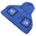 thumbnail image 3 of Hooded Pet Towel Bathrobe, Multipurpose Quick Drying Machine Washable Dog Towel Blue With Hand Pockets For Bathing XS,S,M,L,XL, 3 of 8