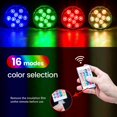 thumbnail image 4 of CNKOO Boat Lights Wireless  Battery Powered Operated Marine Led Interior Light for Boat Deck Courtesy Light  for Fishing Pontoon Sailboat Kayak  Remote Control Multi Color Changing  RGB, 4 of 6