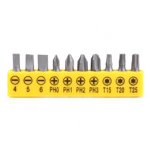 AMONIDA Visseuse interchangeable de conducteur, ensemble tournevis, pour installation