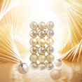 thumbnail image 3 of CNKOO 36Pcs Xmas Ball Easy to Hang Shatterproof Fine Workmanship Unbreakable Fade Resistant Christmas Tree Decoration Reusable Christmas Ornaments Hanging Ball for Party Rose Gold 3cm, 3 of 13