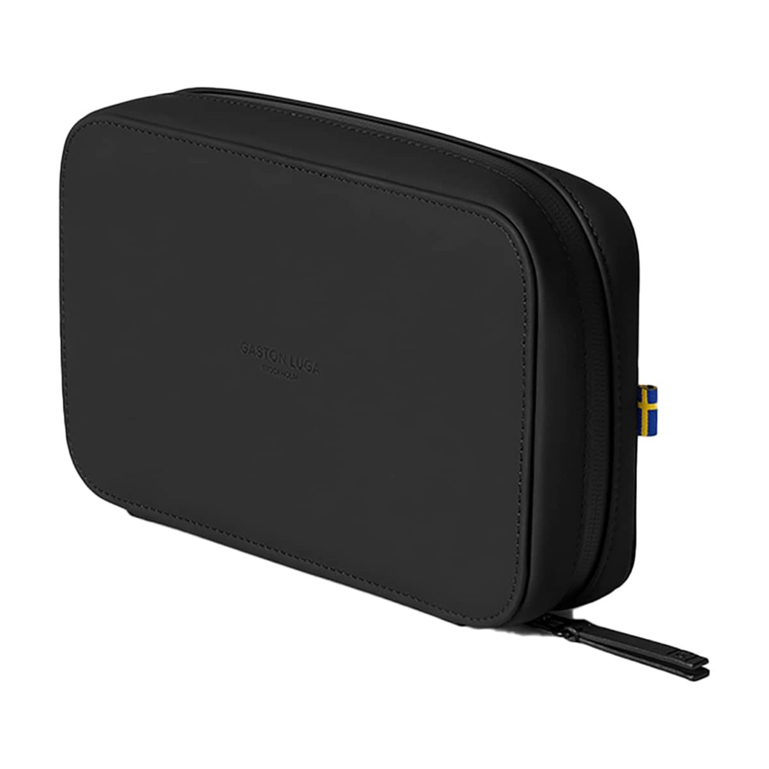 Gaston Luga Organiseur Tech Dash | Trousse de Rangement pour Accessoires Tech, Cables et Chargeurs | Noir