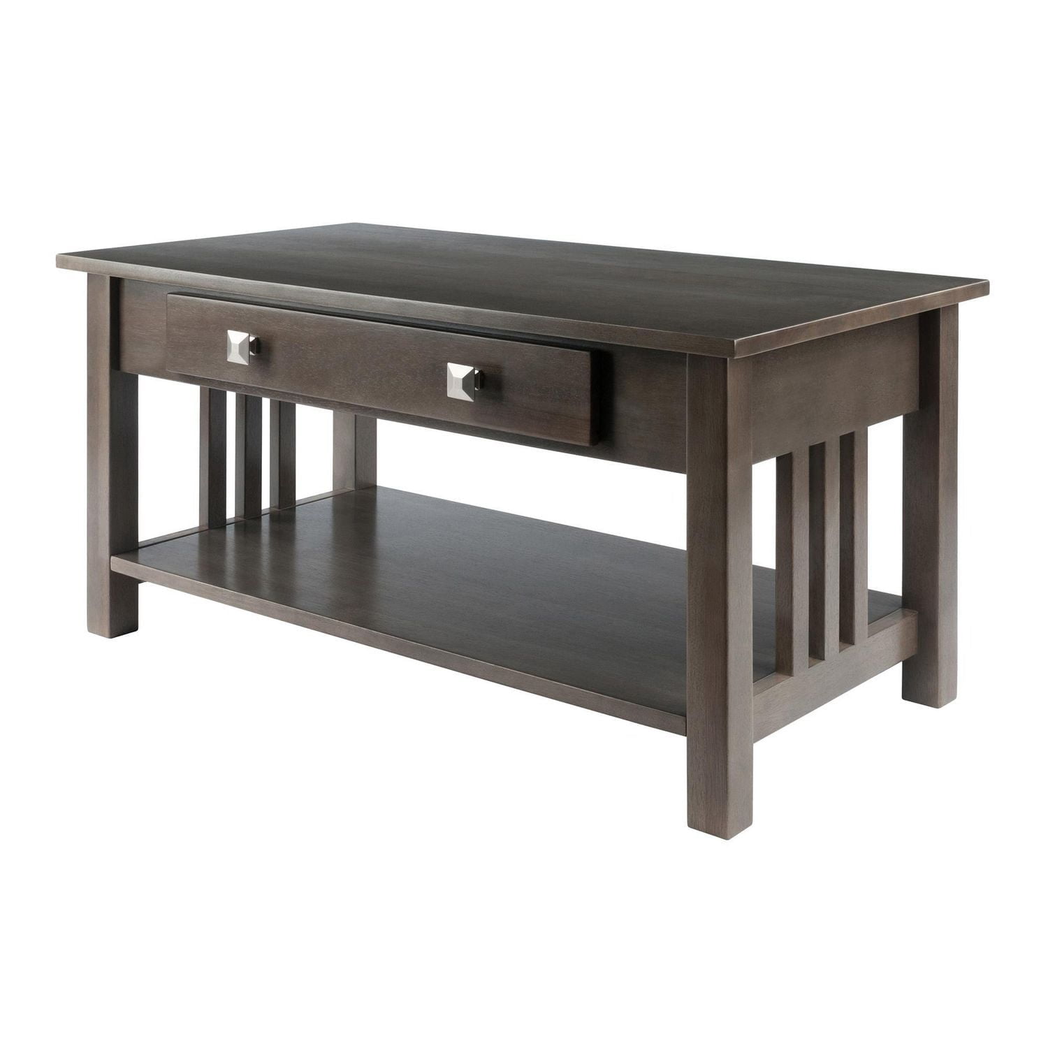 Winsome Table basse Stafford fini Gris huître