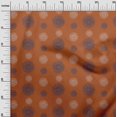 thumbnail image 2 of oneOone Silk Tabby Fabric Spiral & Floral Block Printed Craft Fabric BTY 42 Inch Wide, 2 of 4