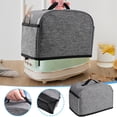 thumbnail image 1 of SSZMDLB Toaster Cover, Toaster Cover, Appliance Dust Cover with Pockets, Protective Cover for 2 Slice Toaster, Keep Clean from Kitchen Splashes, Easy to Wipe Fabric, Countertop Organizer, 1 of 8