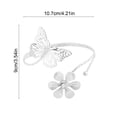 thumbnail image 3 of DIANWUDG Flower Opening Curtain Strap Personalized Curtain Buckle Sim-ple Metal B-utterfly Curtain Buckle, 3 of 6